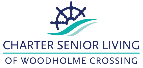 CSL_WoodholmeCrossing_Stacked Charter Senior Living of Woodholme Crossing logo