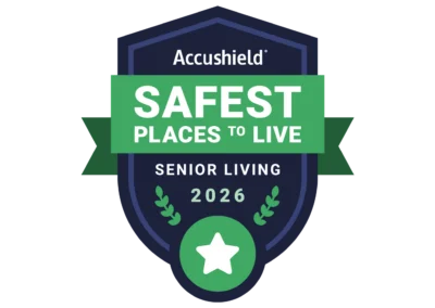 Charter Senior Living of Woodholme Crossing Recognized as Safest Places to Live™ for 2026